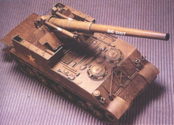AFV Club AF35031 1:35 M40 Big Shot US 155mm Gun Motor Carriage Vehicle Kit