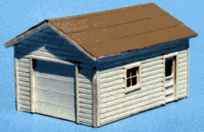 Blair Line 173 HO One-Car Garage Laser-Cut Building Kit