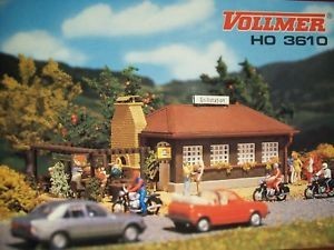 Vollmer 3610 HO Grillstation Building Kit