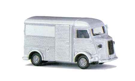 Busch 41909 HO Metallic Silver 1958 Citroen H Van