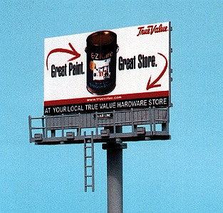 Blair Line 1434 N 1960's Modern Pylon Billboard Kit w/4 Different Signs