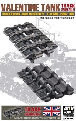 AFV Club AF35197 1:35 British Infantry Tank Mk.III Valentine Track Plastic Kit