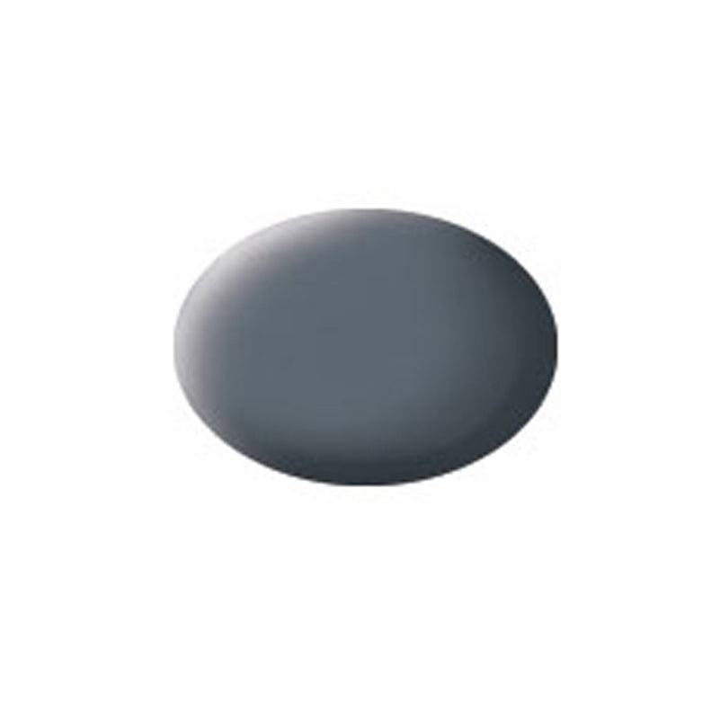 Revell 36177 Dark Grey Matt Aqua Color Acrylic Paint - 18 ml. Can