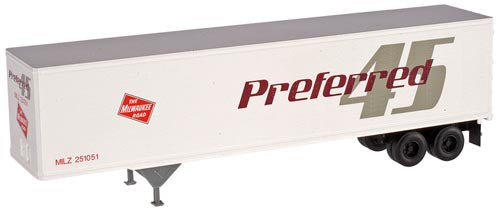 Atlas 29722 1:160 N Milwaukee Road #251051 45'' Pines Semi Trailer