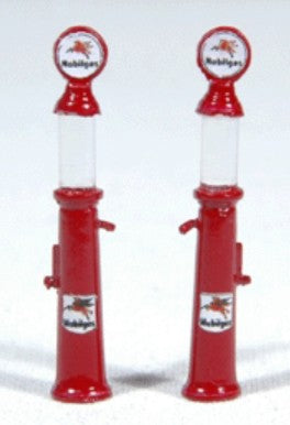 JL Innovative Design 935 HO Mobil Custom Gravity Feed Gas Pumps (Pack of 2)