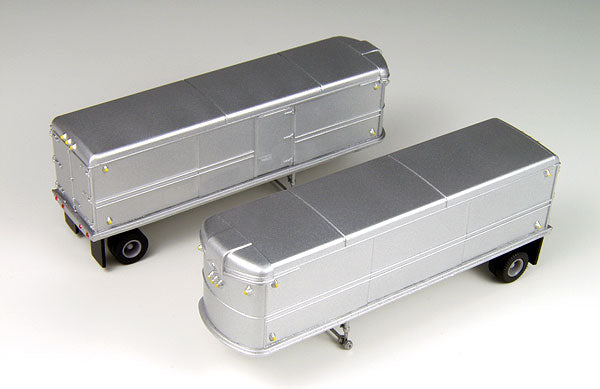 Classic Metal Works 31161 HO Mini Metals Unlettered Aerovan Trailers (Pack of 2)