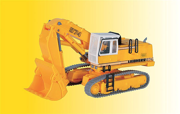 Kibri 11272 HO Liebherr 974 Excavator Plastic Model Kit