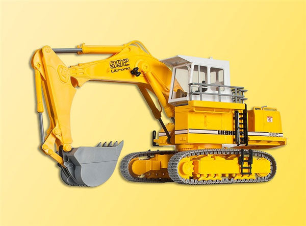 Kibri 11278 HO Liebherr 992 Litronic Excavator w/Backhoe Shovel Plastic Kit
