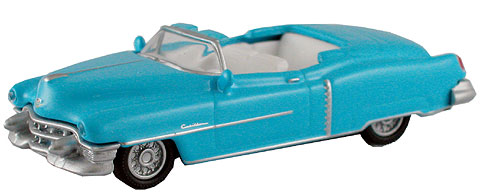 Model Power 19233 1:87 HO Blue 1953 Cadillac Eldorado Sedan