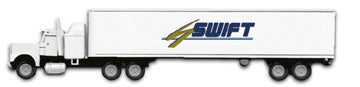 Con-Cor 04-003055 N "Swift Trucking" KW Tractor W/45' Trailer