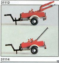 Preiser 1114 HO ALCO Foam Sprayer Plastic Model Kit