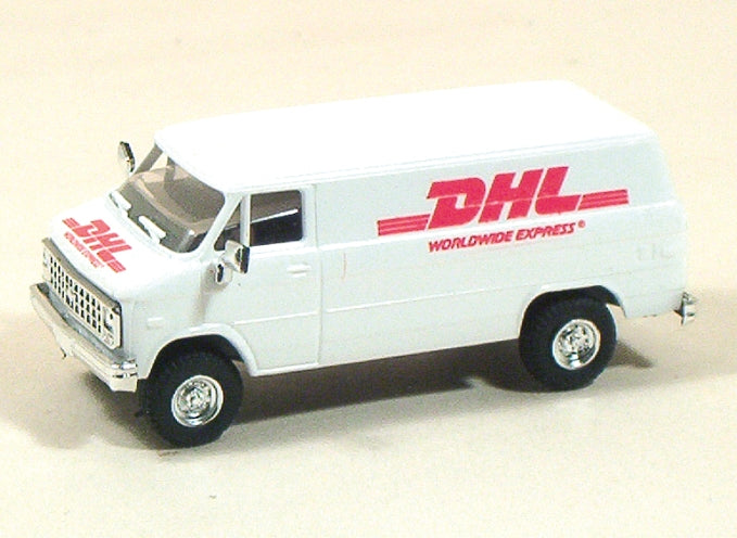 Trident Miniatures 90102 HO DHL Worldwide Express Chevrolet Delivery Van