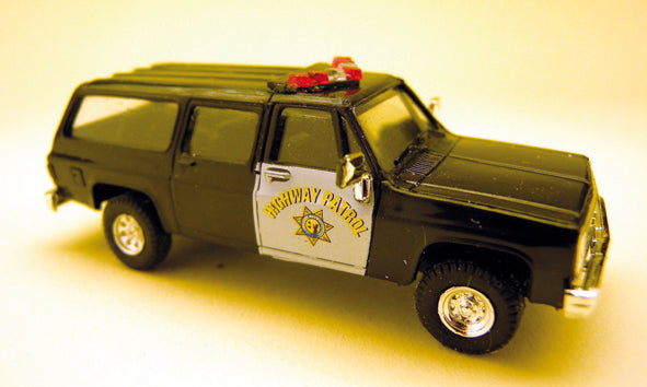Trident Miniatures 90357 HO Chevrolet Suburban California Highway Patrol Police