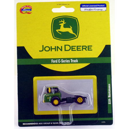 Athearn 8104 HO Green Ford C-Series Tractor John Deere Maintenance Ready-To-Roll