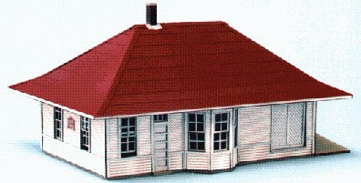 Blair Line 188 HO Leeton Depot W/Ramp Laser-Cut Building Kit