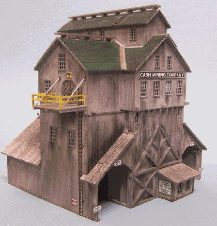 Blair Line 186 HO Cash Mine Works Laser-Cut Building Kit w/Loading Bays