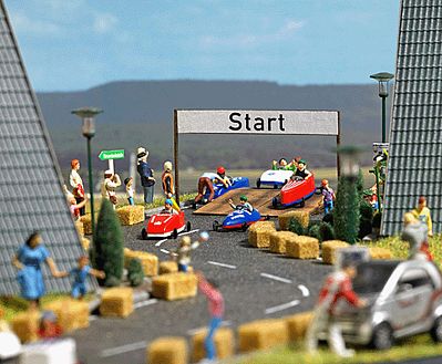 Busch 1159 1:87 Soap Box Race Cars/Accessories