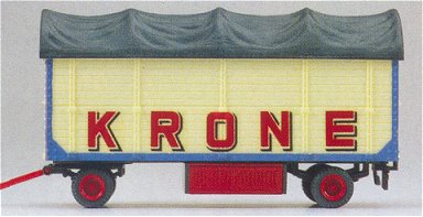 Preiser 21023 HO Krone Covered Modern Circus Equipment Wagon