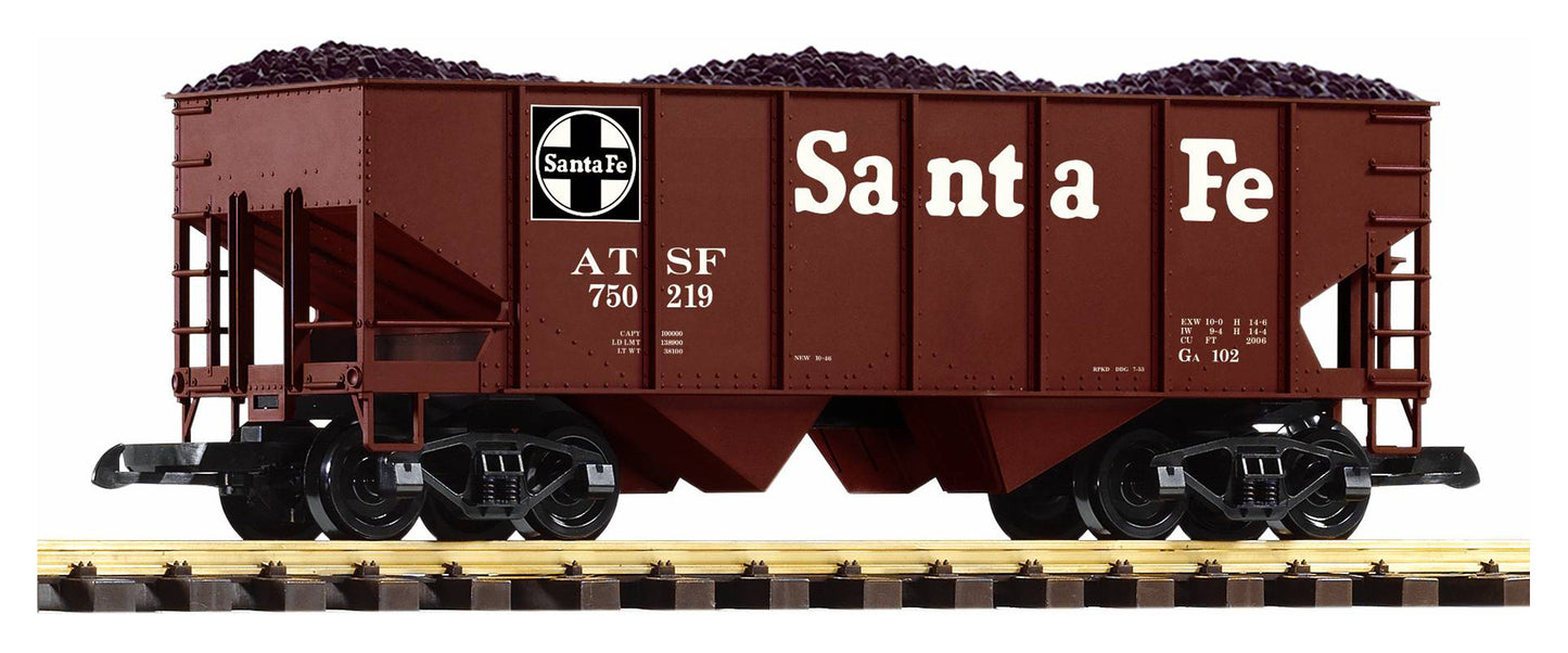 Piko 38918 G Santa Fe Rib-Side Hopper with Coal Load #750219