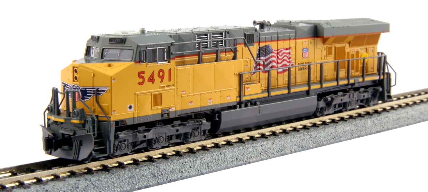 Kato 176-8913 N Scale Union Pacific GE ES44AC Diesel Locomotive #5491