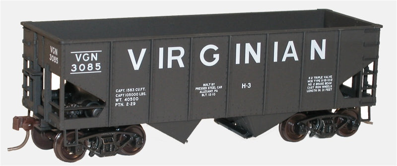 Accurail 2427 HO Virginian 55 Ton 2-Bay Hopper