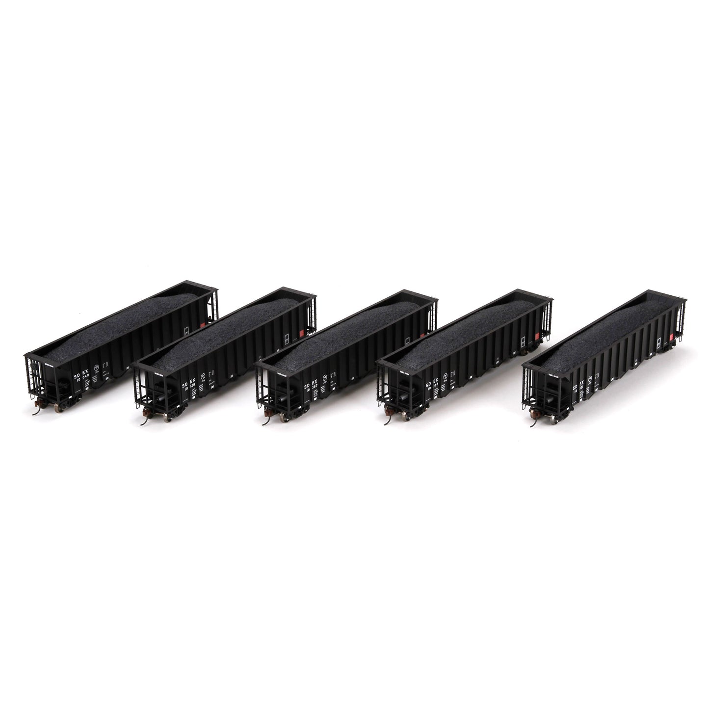 Athearn 87810 HO SDEX 5-Bay Rapid Discharge Hopper #1 (Set of 5)