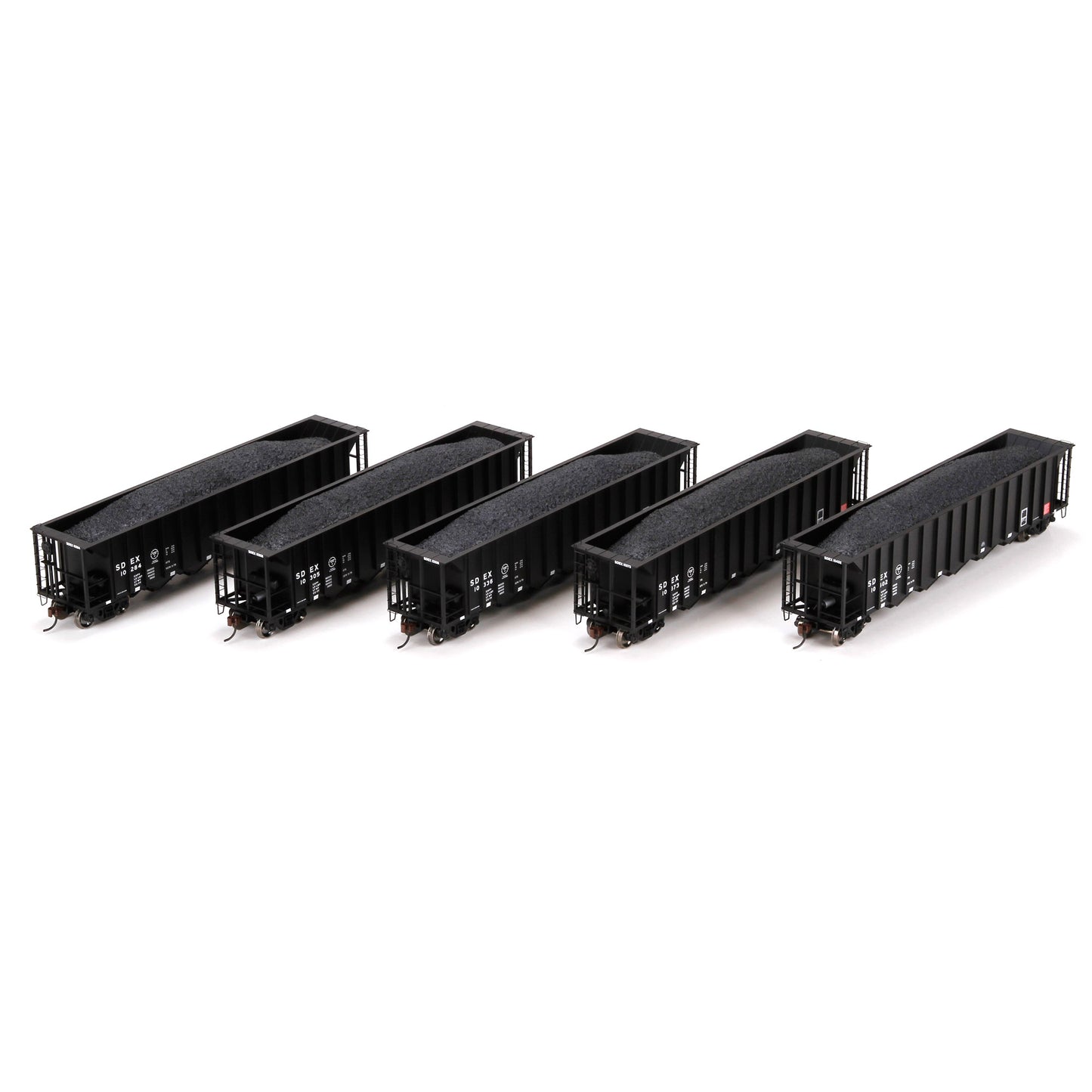 Athearn 87811 HO SDEX 5-Bay Rapid Discharge Hopper #2 (Set of 5) - RTR