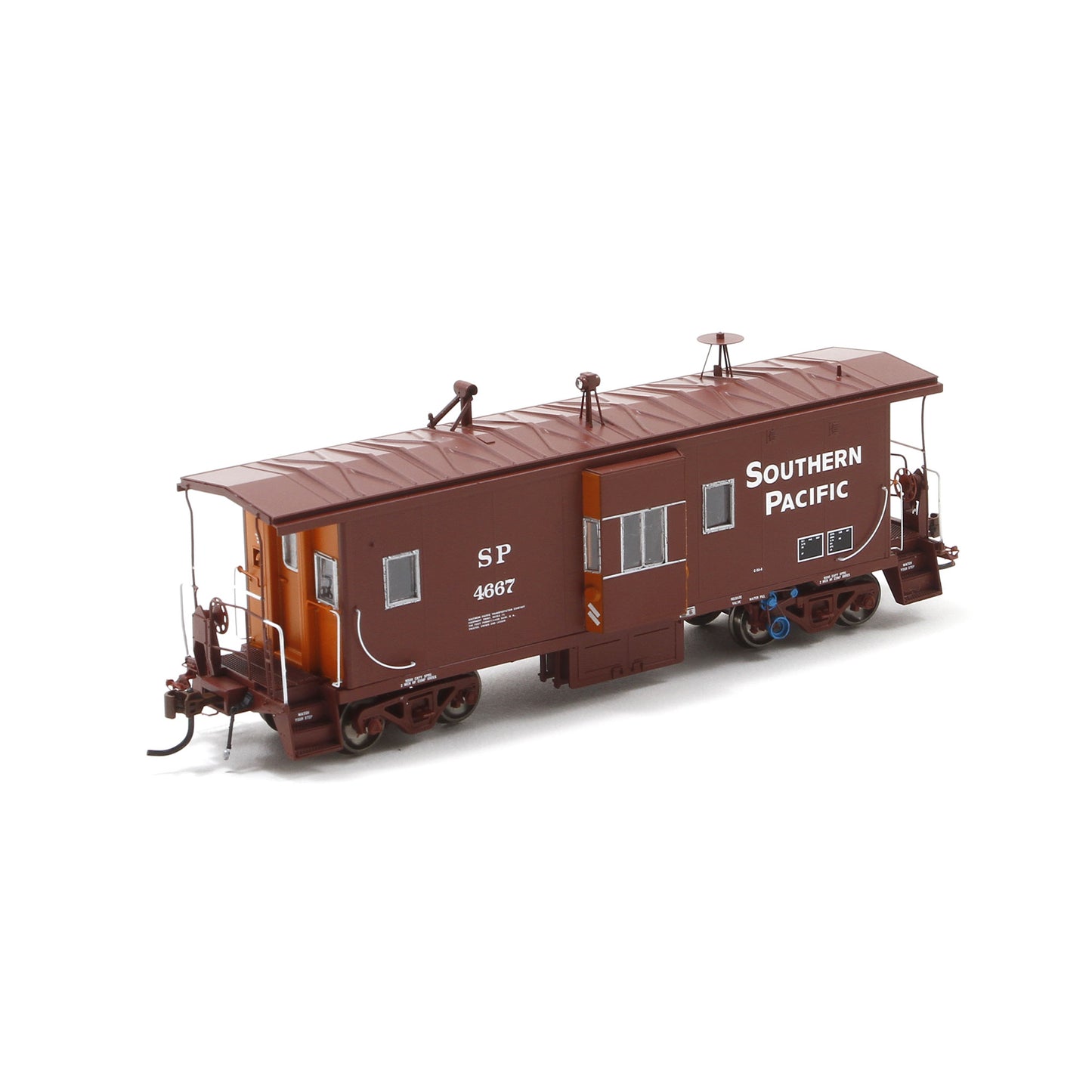 Athearn G63037 HO Bay Window C-50-8 Caboose w/Lights, SP #4667
