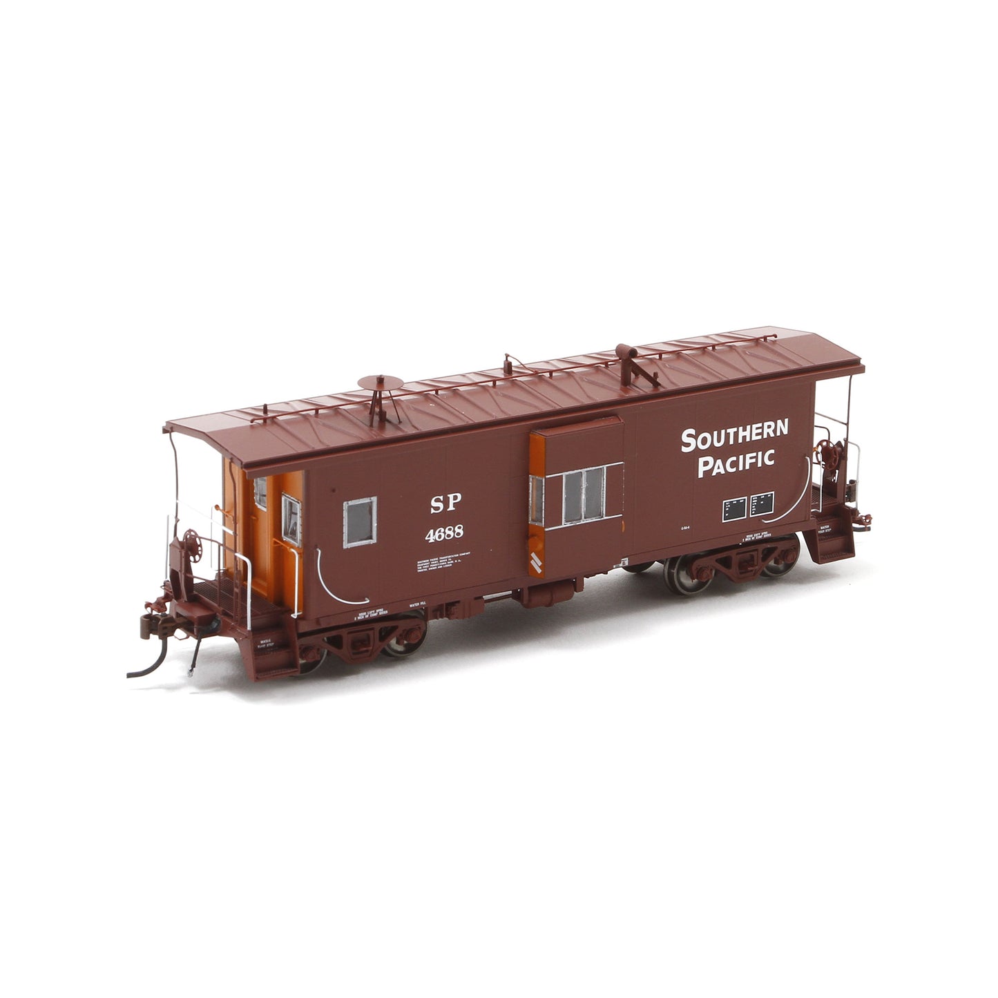Athearn G63042 HO Bay Window C-50-8 Caboose w/Lights, SP #4688