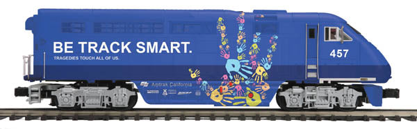 MTH 20-20330-1 Amtrak "Be Track Smart" F59PHI Diesel Engine w/PS3 #457