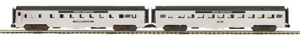 MTH 20-66209 Penn Central O 70' Ribbed Sleeper/Diner