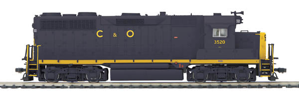 MTH 80-2236-0 HO C&O GP35 Diesel locomotive w/NMRA Couplers #3520