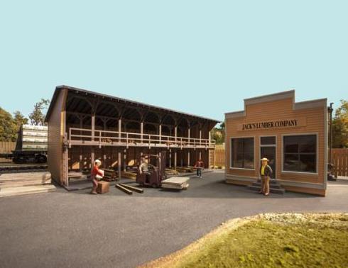 Atlas 6907 O Scale Jack's Lumber Company Kit