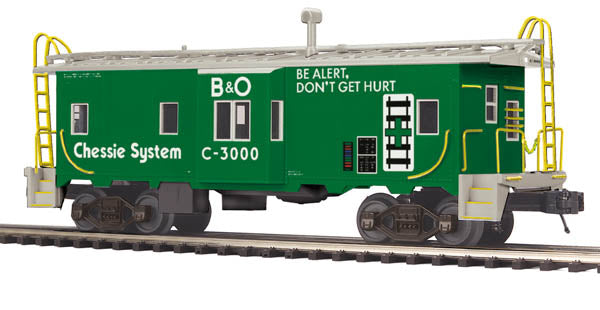 MTH 20-91404 O Gauge Chessie Bay Window Caboose