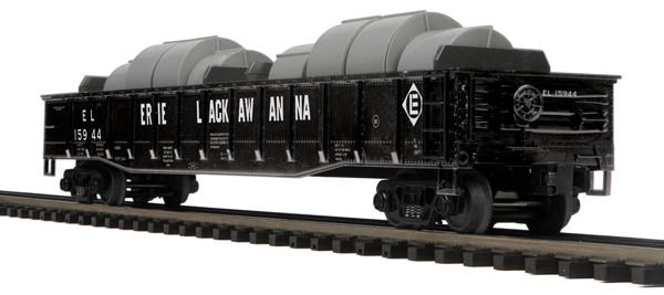 MTH 20-98959 O Gauge Erie Lackawanna Gondola Car #15944 w/Coil Steel Load