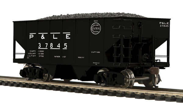 MTH 80-97052 HO Pittsburgh & Lake Erie USRA 55-Ton Steel Twin Hopper Car