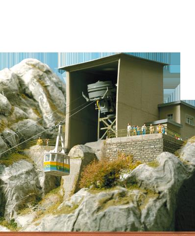 Brawa 6341 HO Mountain & Valley Buildings for Nelbelhorn Cableway
