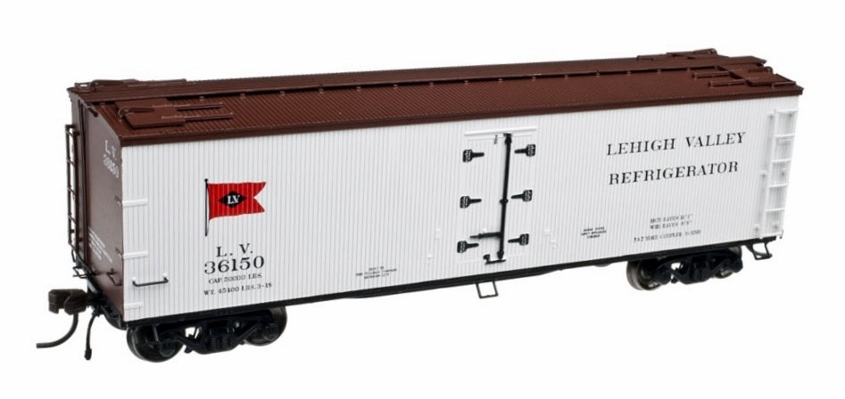 Atlas 20002721 ho Scale Lehigh Valley 40' Wood Reefer #36150