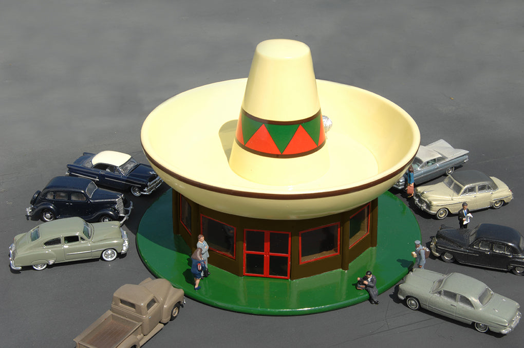 Bachmann 35204 HOBuilt-Up Sombrero Restaurant Building