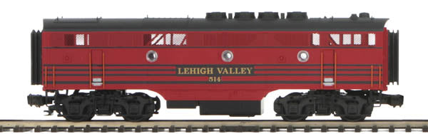 MTH 20-20401-3 Lehigh Valley F-3 B-Unit Non-Powered Diesel Engine #518B