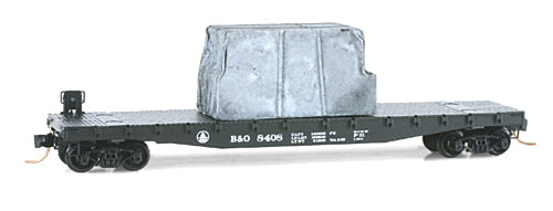 Micro-Trains 04500420 N Baltimore & Ohio 50' Fishbelly-Side Flatcar #8408