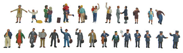Walthers 949-6032 HO Travelers On The Platform Scene Master