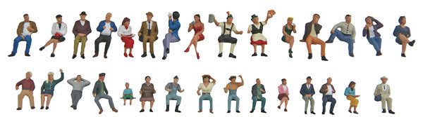 Walthers 949-6033 HO Festival Goers pkg 30
