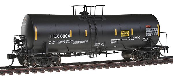 Walthers 920-100005 HO Scale ITDX 40' Trinity 14000G Sulfur Tank Car #6806