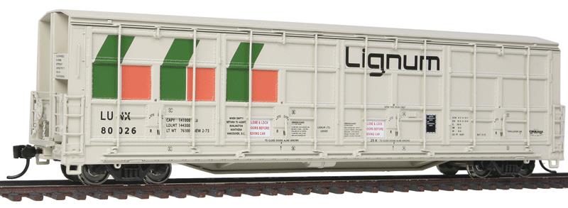 Walthers 920-101905 HO Lignum LUNX 56' Thrall All-Door Boxcar #80026