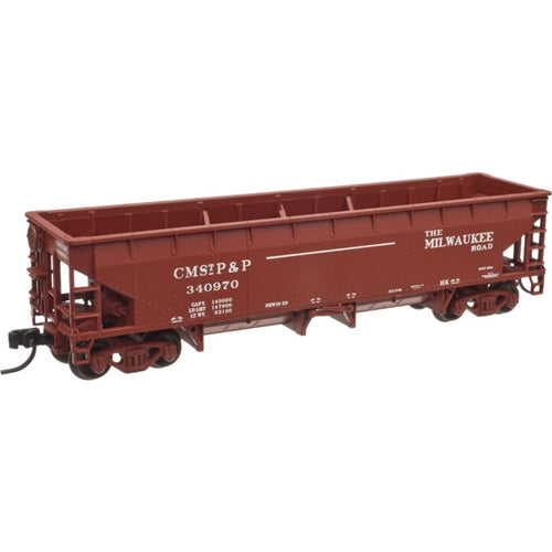 Atlas 50001704 N Scale Milwaukee Road 70-Ton Ballast Car 3-Pack