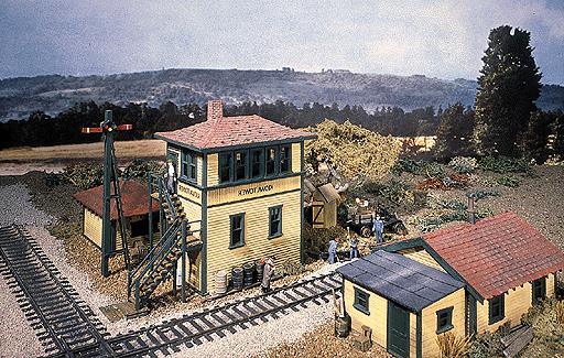 Campbell Scale Models 424 HO Kiowa Tower Wood Building Kit