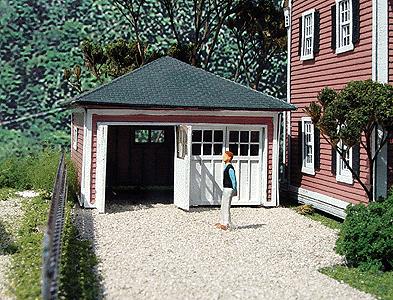 Branchline Trains 631 HO Scale Cadillac Garage Laser-Art Building Kit