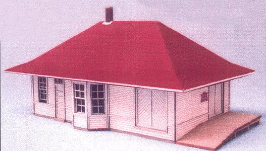 Blair Line 088 N Leeton Depot Laser-Cut Building Kit