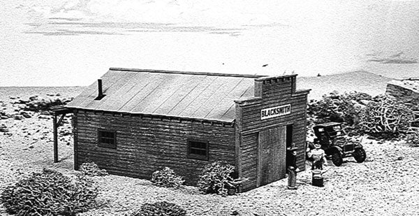 Campbell Scale Models 461 HO Scale The Blacksmith Shop Building Kit